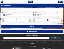 Tablet Screenshot of kyriad.com